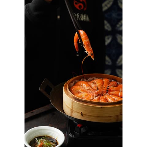 陈氏海稍鱼 白灼甜虾 菜品图片