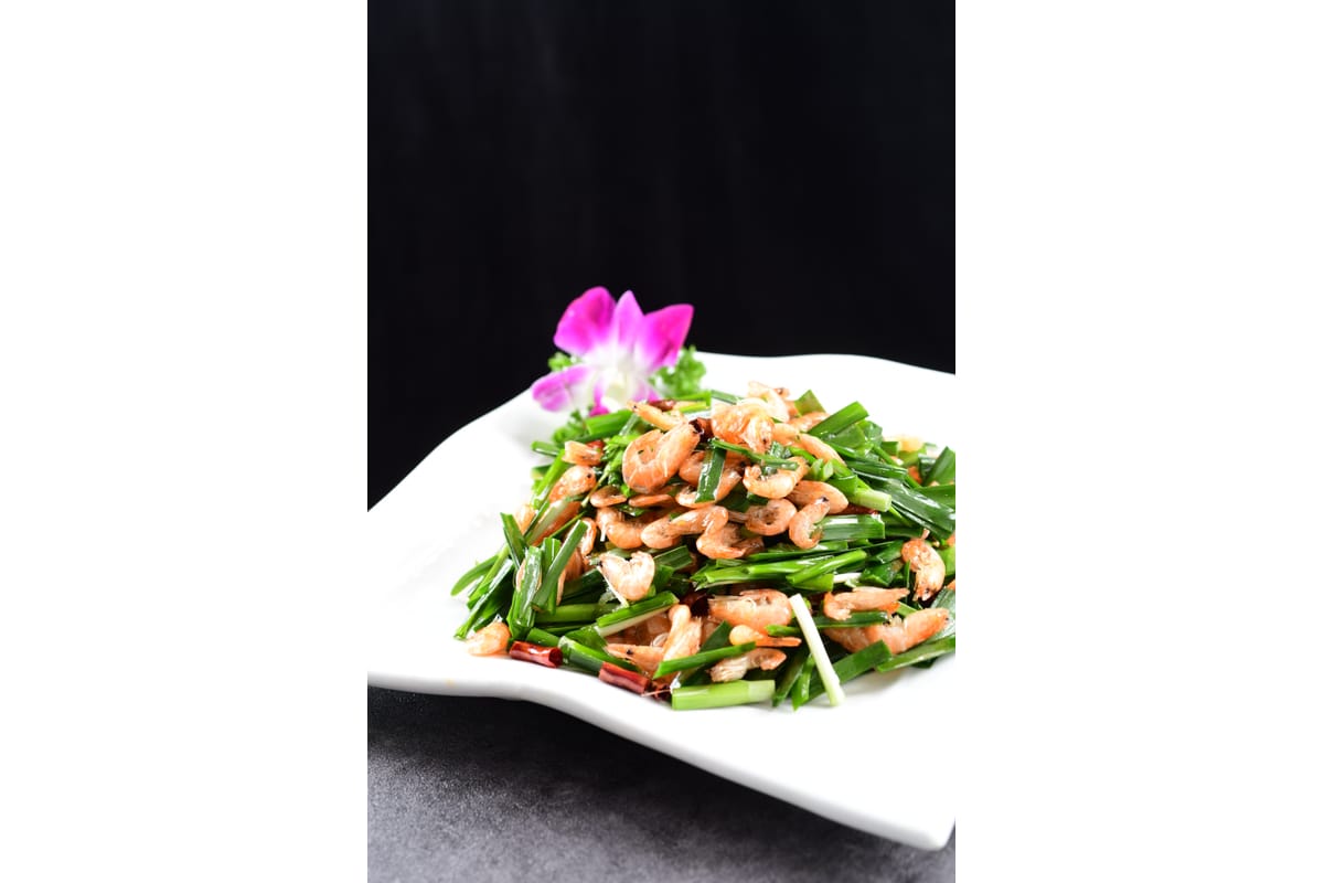 陈氏海稍鱼 韭菜炒江虾 菜品图片
