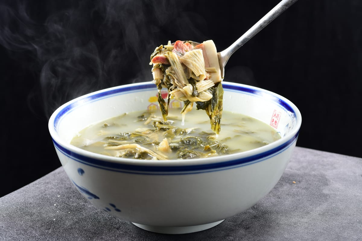 陈氏海稍鱼 干板菜老豆米汤 菜品图片