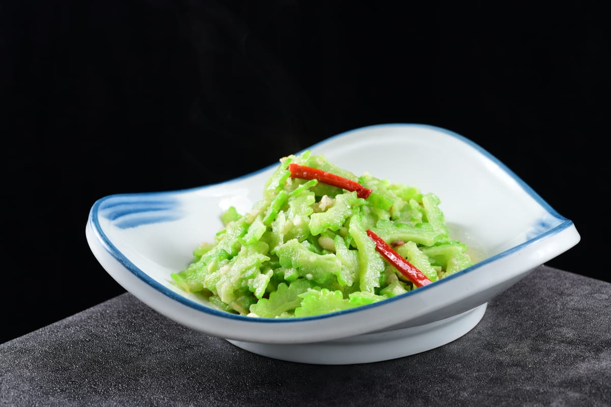 陈氏海稍鱼 苦瓜焖豆米 菜品图片